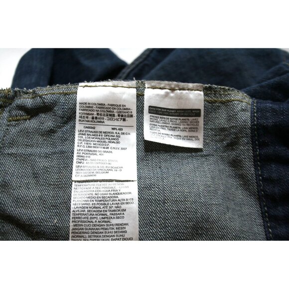 Levis S40116 Trucker Denim Jacket XL Dark Wash Classic Americana Jean Jacket - Picture 7 of 10
